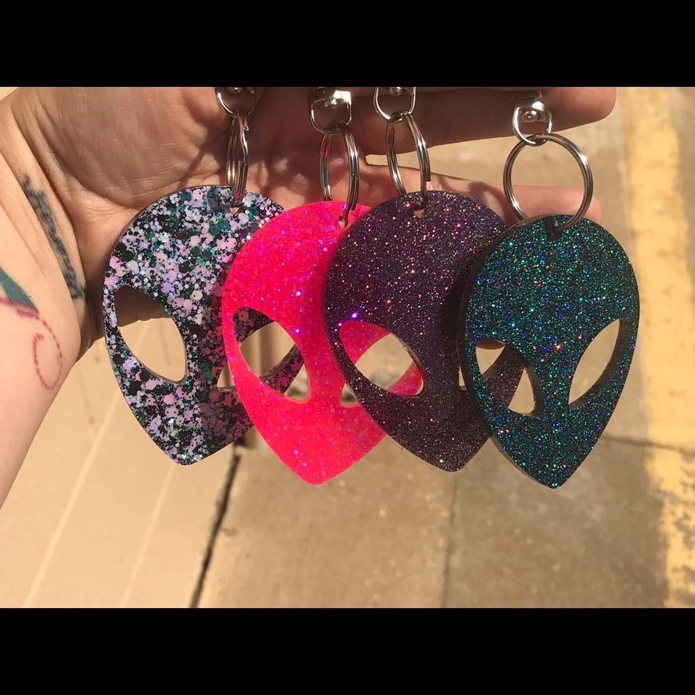 Alien keychains